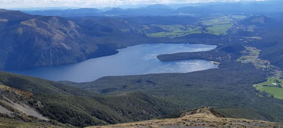 Lake Rotoiti and a good view of the mornings route