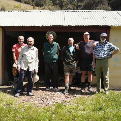 NTC Working Bee party at Flora Hut Nov 2024
