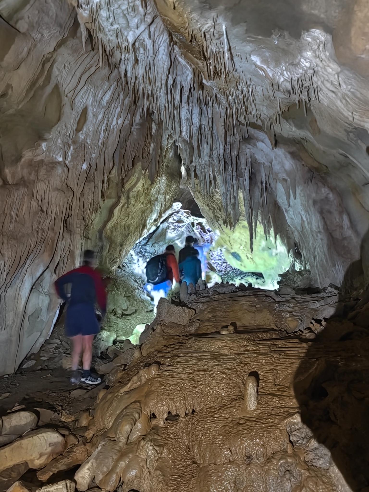 exploring Pluto cave