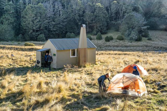 Camping at Paske Hut Rainbow Conservation Area